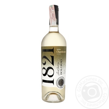 Bolgrad Chardonnay Dry White Wine 0.75 - buy, prices for COSMOS - photo 1