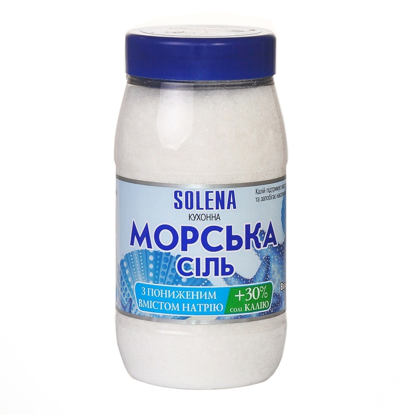 

Соль Solena кухонная морская с пониженным содержанием натрия + калий 700г