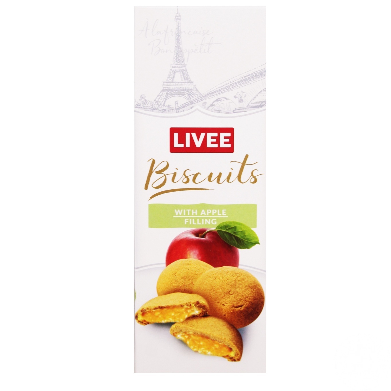 

Печенье Livee с яблочным кремом 150г