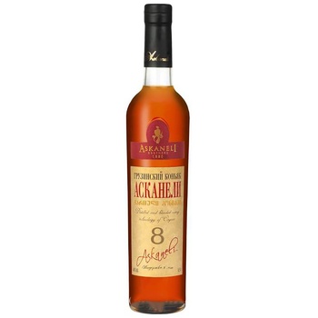 Askaneli Cognac 40% 0.5l 8y.o. - buy, prices for MegaMarket - photo 1