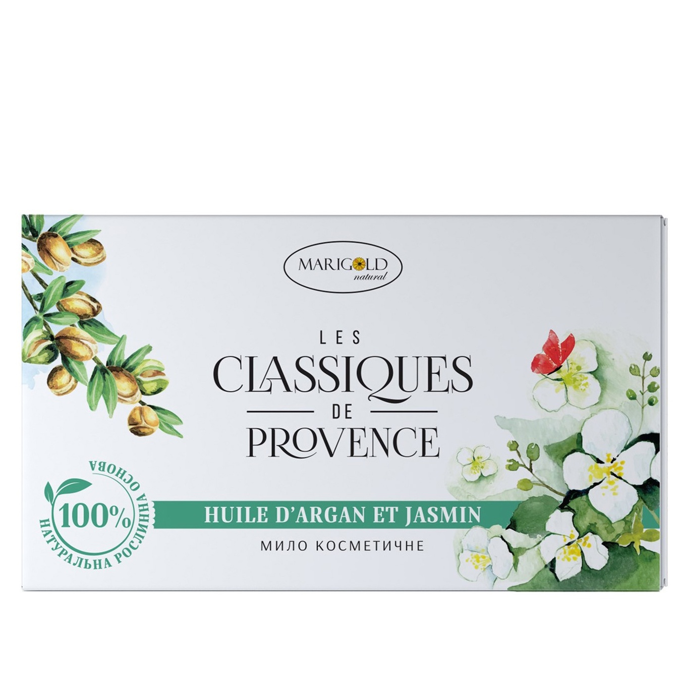 

Мыло Marigold Natural аргановое масло и жасмин 90г