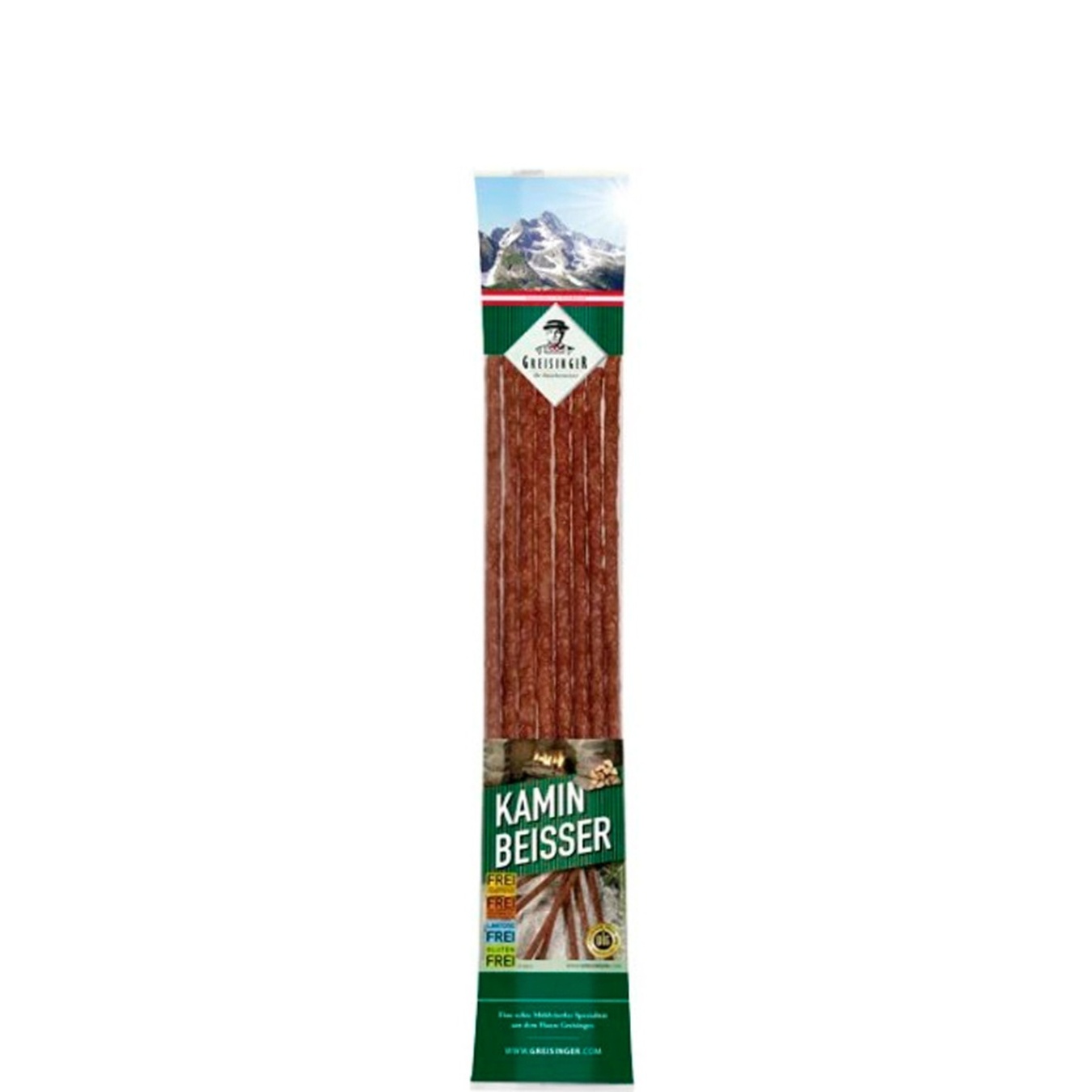 

Колбаски вяленые Greisinger Альпийские с дымком 80г