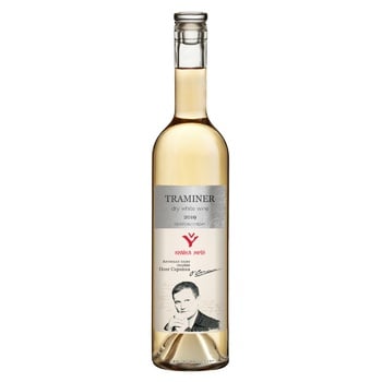 Chateau Chizay Kraina Mriy Traminer White Dry Wine 13.5% 0.75l - buy, prices for NOVUS - photo 1