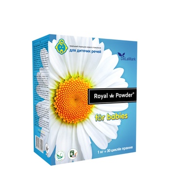 DeLaMark Royal Powder Laundry detergent for baby linen concentrated phosphate-free 1kg - buy, prices for Tavria V - photo 1