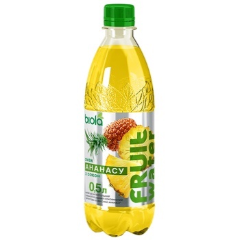 Напій газований Biola Fruit Water Ананас 0,5л - купити, ціни на Таврія В - фото 1