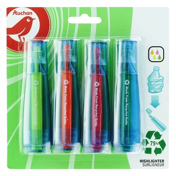 Auchan Markers Set 4pc - buy, prices for Auchan - photo 1