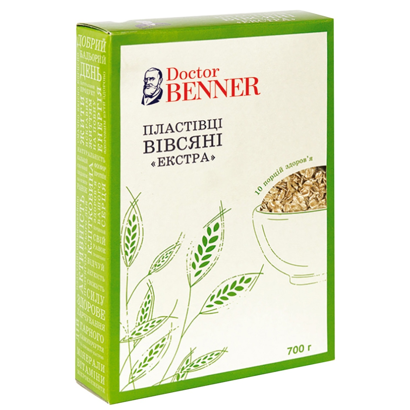 

Хлопья овсяные Dr. Benner Экстра 700г