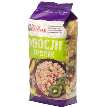 Doctor Benner Tropic Muesli 400g - buy, prices for ULTRAMARKET - photo 2