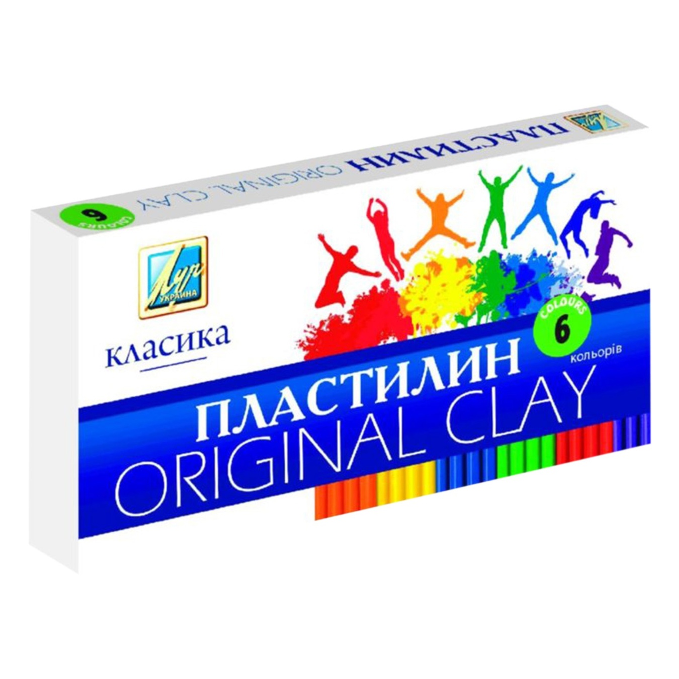 

Пластилин Мицар Классика 6 цветов 120г