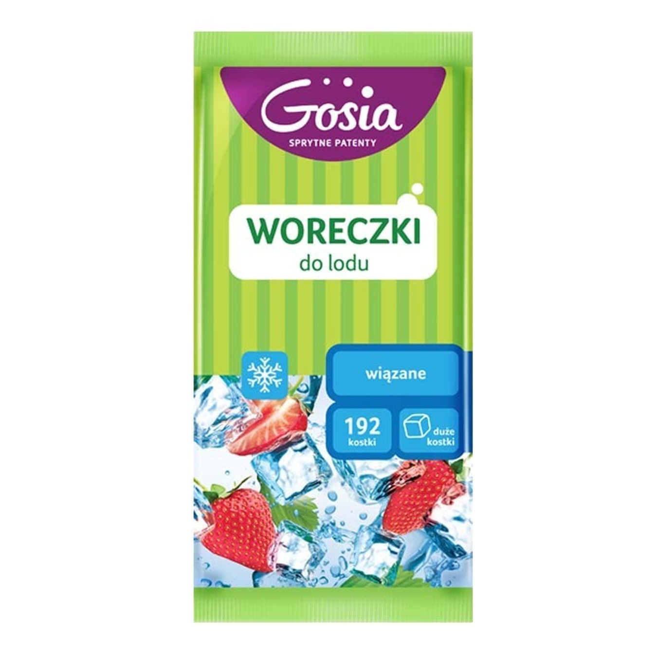 

Пакеты для льда Gosia с завязкой 8шт