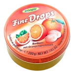 Леденцы Woogie Fine Drops апельсин 200г