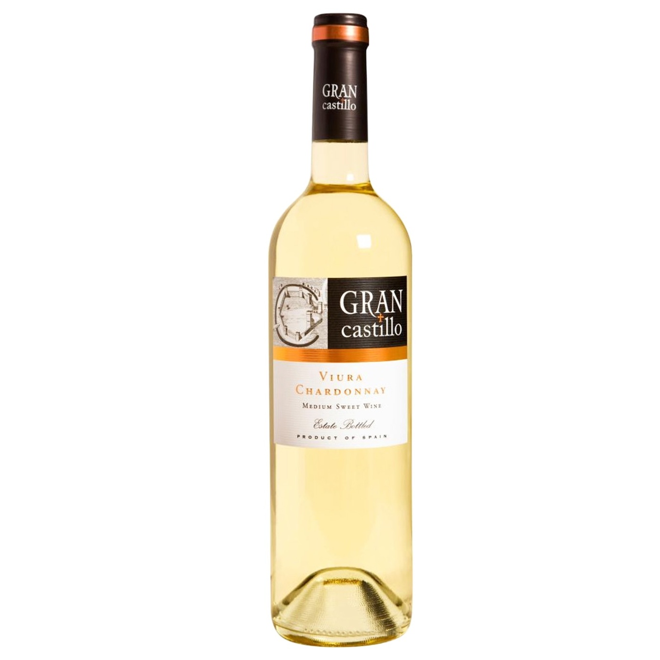 

Вино Gran Castillo Viura Chardonnay белое полусладкое 11% 0,75л