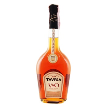 Tavria VSО 4* Cognac 40% 0.5l - buy, prices for MegaMarket - photo 1