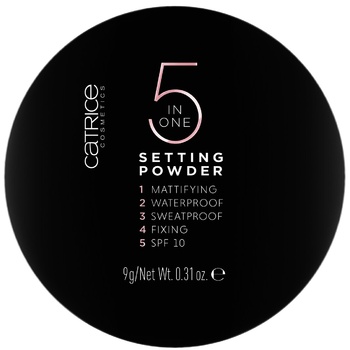 Пудра Catrice 5in1 Setting Powder для лица водостойкая 9г - купить, цены на Auchan - фото 1