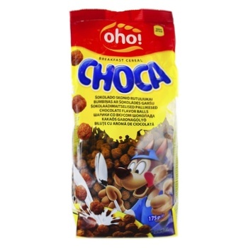 Oho Choca Balls with Chocolate Flavor Dry Breakfast 175g - buy, prices for NOVUS - photo 2