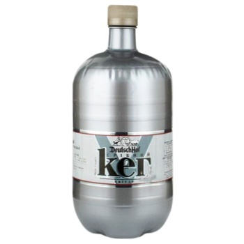 DeutschHof Sribnyj Keg Light Beer 3.7% 1l - buy, prices for Chudo Market - photo 1