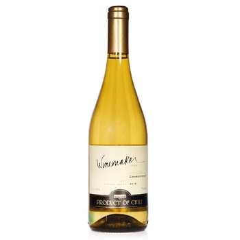 Winemaker Chardonnay White Dry Wine 13% 0.75l - buy, prices for Vostorg - photo 1