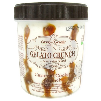 Casa del Gelato Vanilla With Chocolate And Cookies Ice-Cream 400g - buy, prices for NOVUS - photo 1