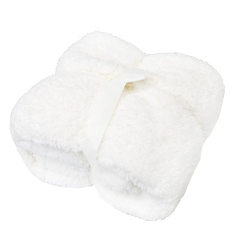 Tarrington House Blanket fluffy cream color - buy, prices for METRO - photo 1