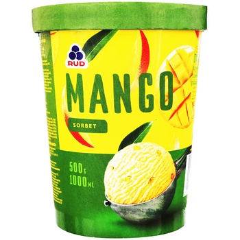 Rud Mango Sorbet Ice cream 500g - buy, prices for EKO Market - photo 1