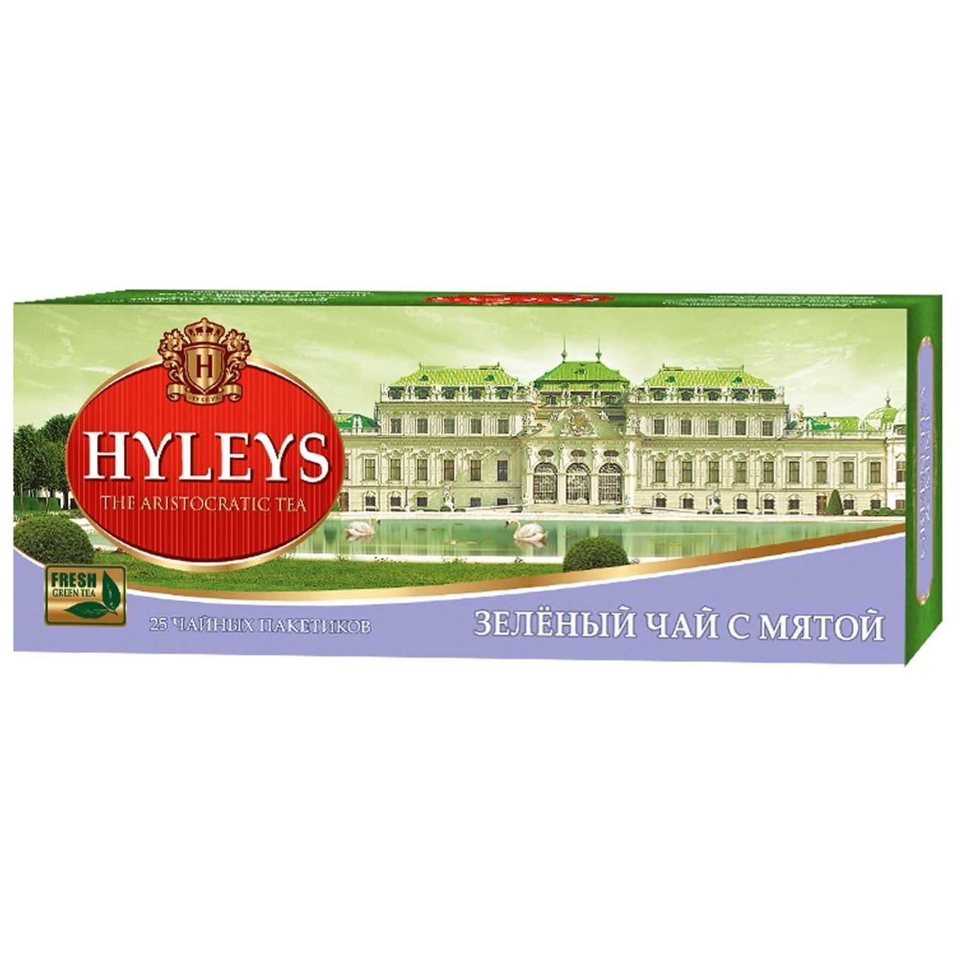 

Чай Hyleys зеленый с мятой 25шт х 1,5г