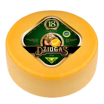 Dzhugas Piquant Hard Cheese Lactose-free 18 months 40% - buy, prices for MegaMarket - photo 1