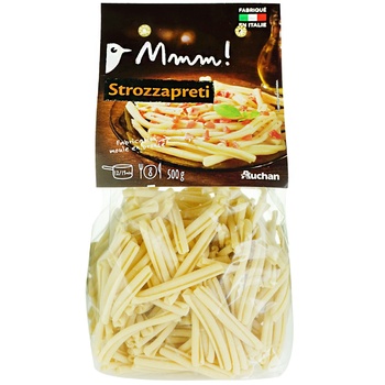 Макарони Ашан Ммм! Strozzapreti 500г - купити, ціни на Auchan - фото 1