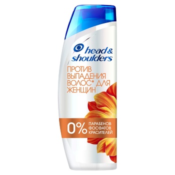 Head & Shoulders Anti Hair Loss for Women Shampoo Against Dandruff 200ml - buy, prices for MegaMarket - photo 1