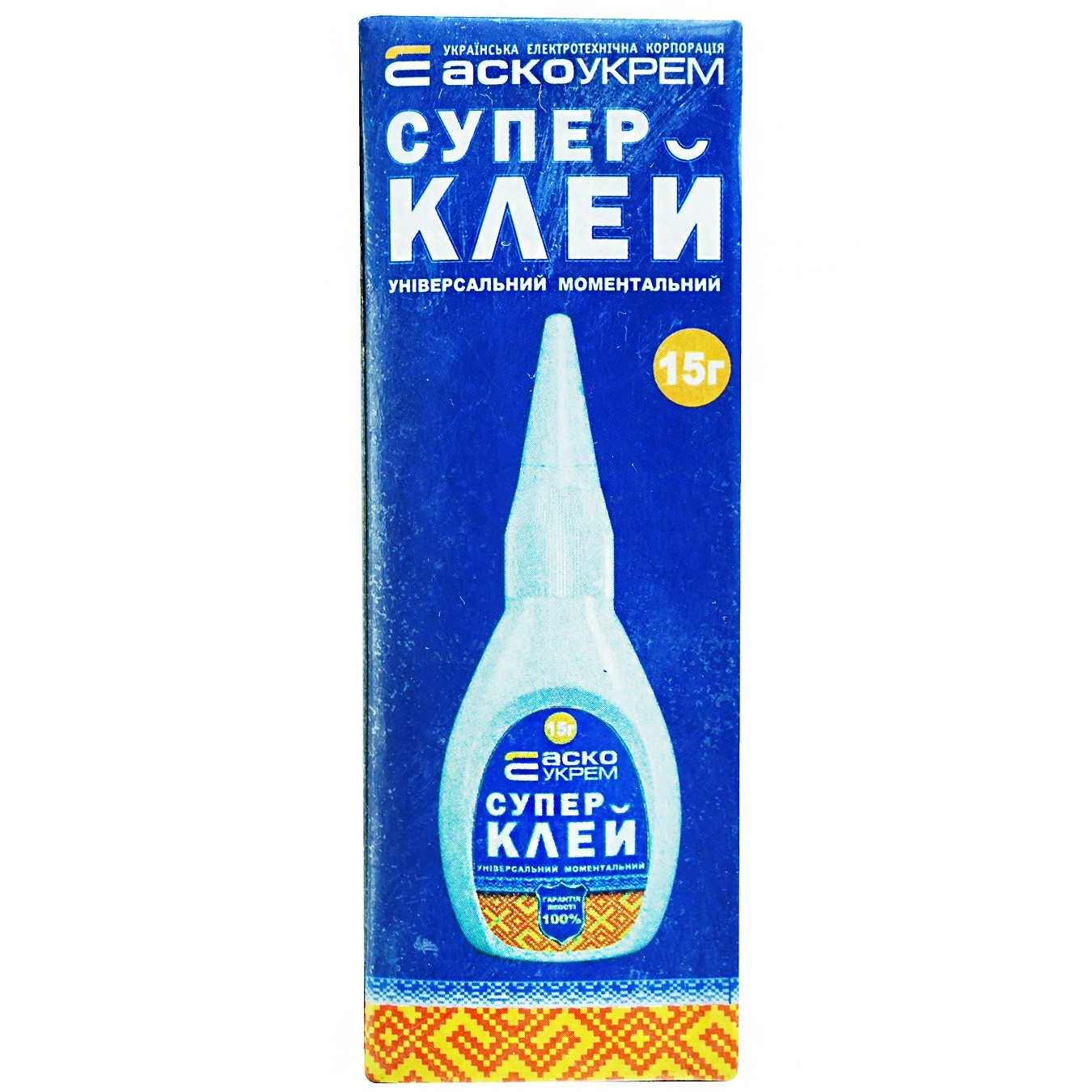 

Супер-клей Аско Укрем моментальный универсальный 15г