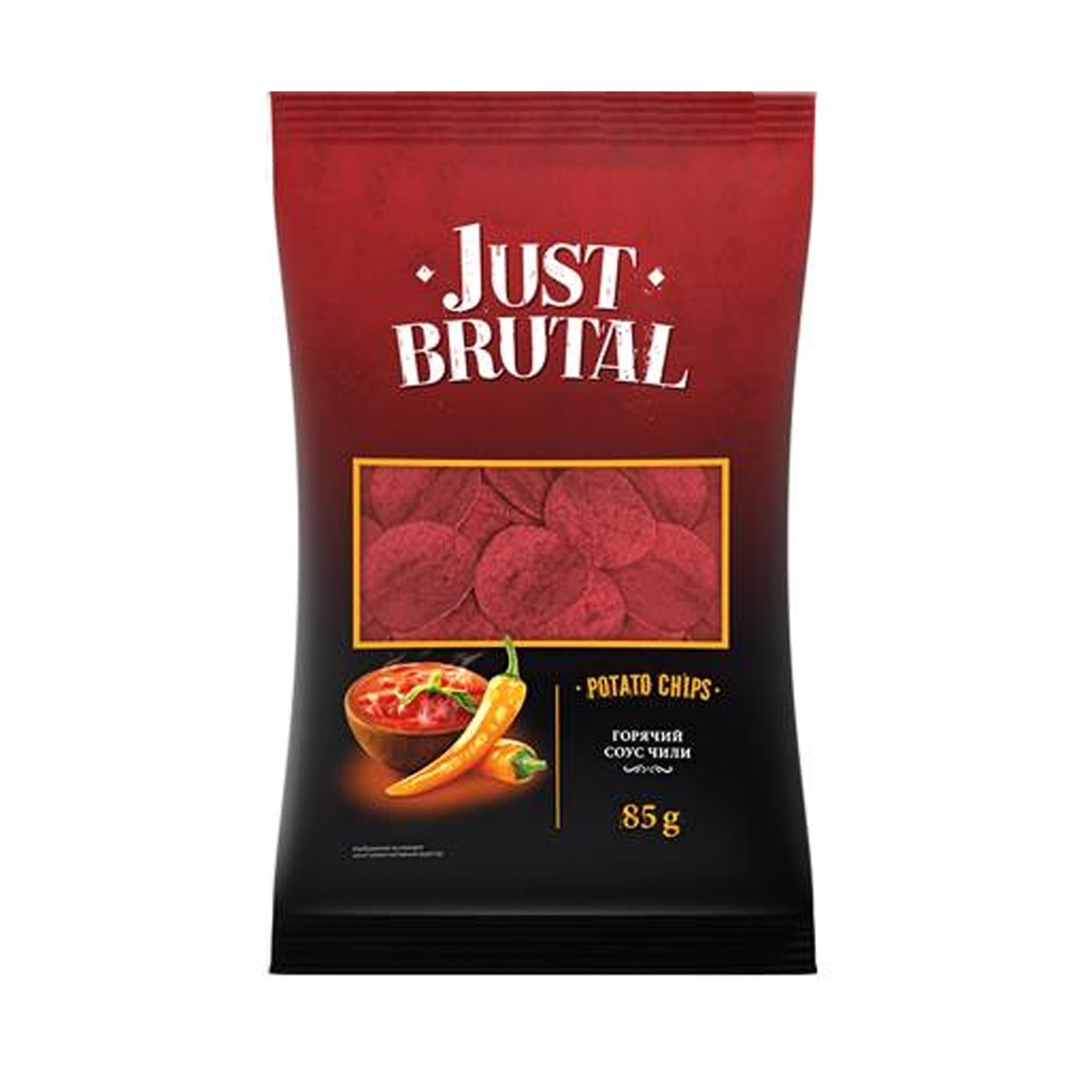 

Чипсы картофельные Just Brutal со вкусом соуса чили 85г
