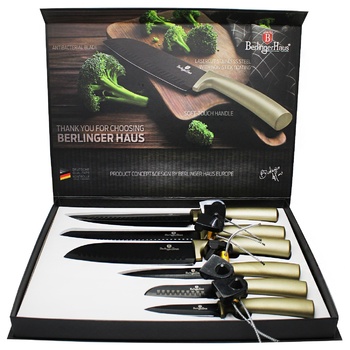 Berlinger Haus Set of Knives 6pcs - buy, prices for MegaMarket - photo 1