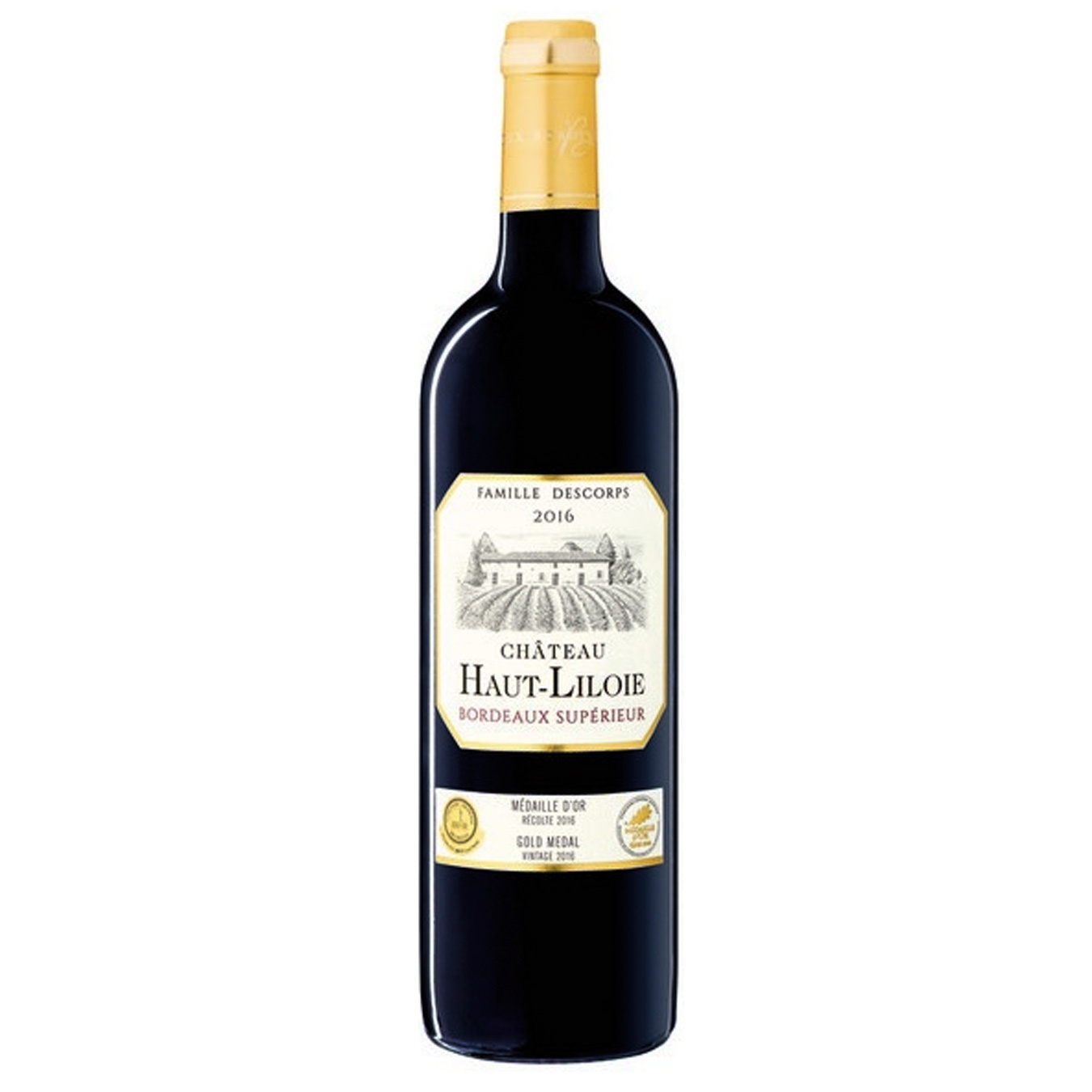 

Вино Chateau Haut Liloie 2016 красное сухое 12.5% 0,75л
