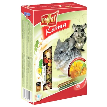 Корм для шиншиллы Vitapol Karmeo Premium 450г - купить, цены на Auchan - фото 3