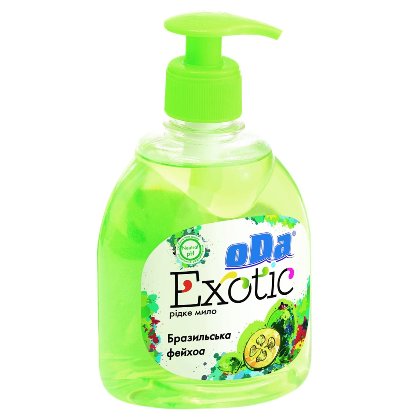 

Мыло жидкое Oda Exotic бразильская фейхоа 0,3л
