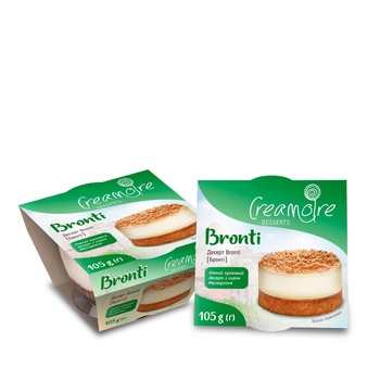 Десерт Creamoire Bronti 105г - купить, цены на Auchan - фото 1