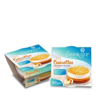 Creamoire Banoffee Dessert with Mascarpone Cheese 105g - buy, prices for Vostorg - photo 1