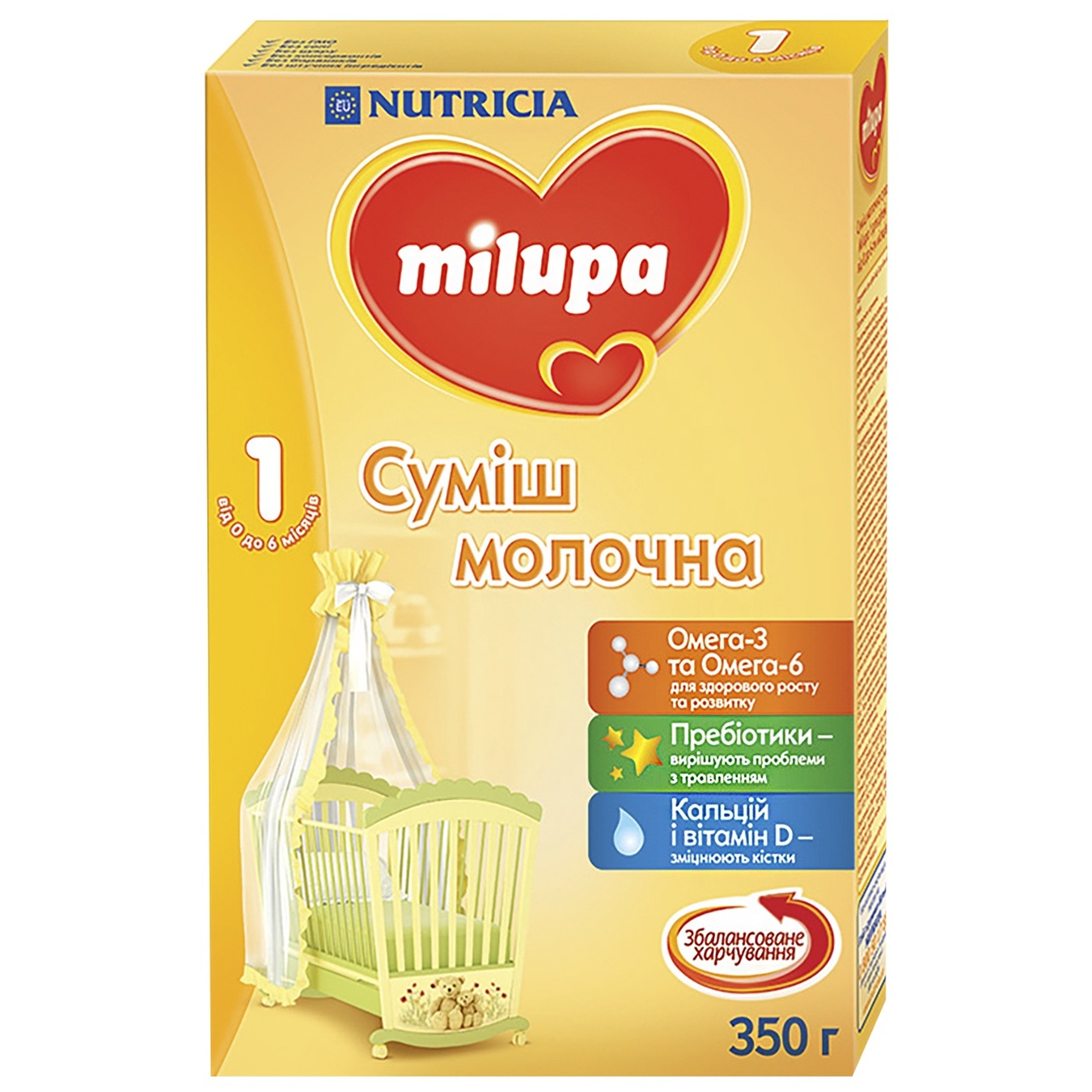

Смесь молочная сухая Milupa 1 350г