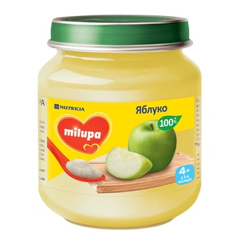 Пюре Milupa Яблуко 125г - купити, ціни на - фото 1