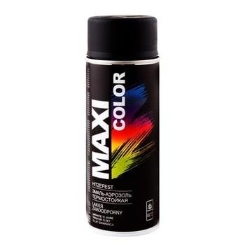 Maxi Special Enamel Aerosol Heat-Resistant Black 0.4L - buy, prices for Za Raz - photo 1