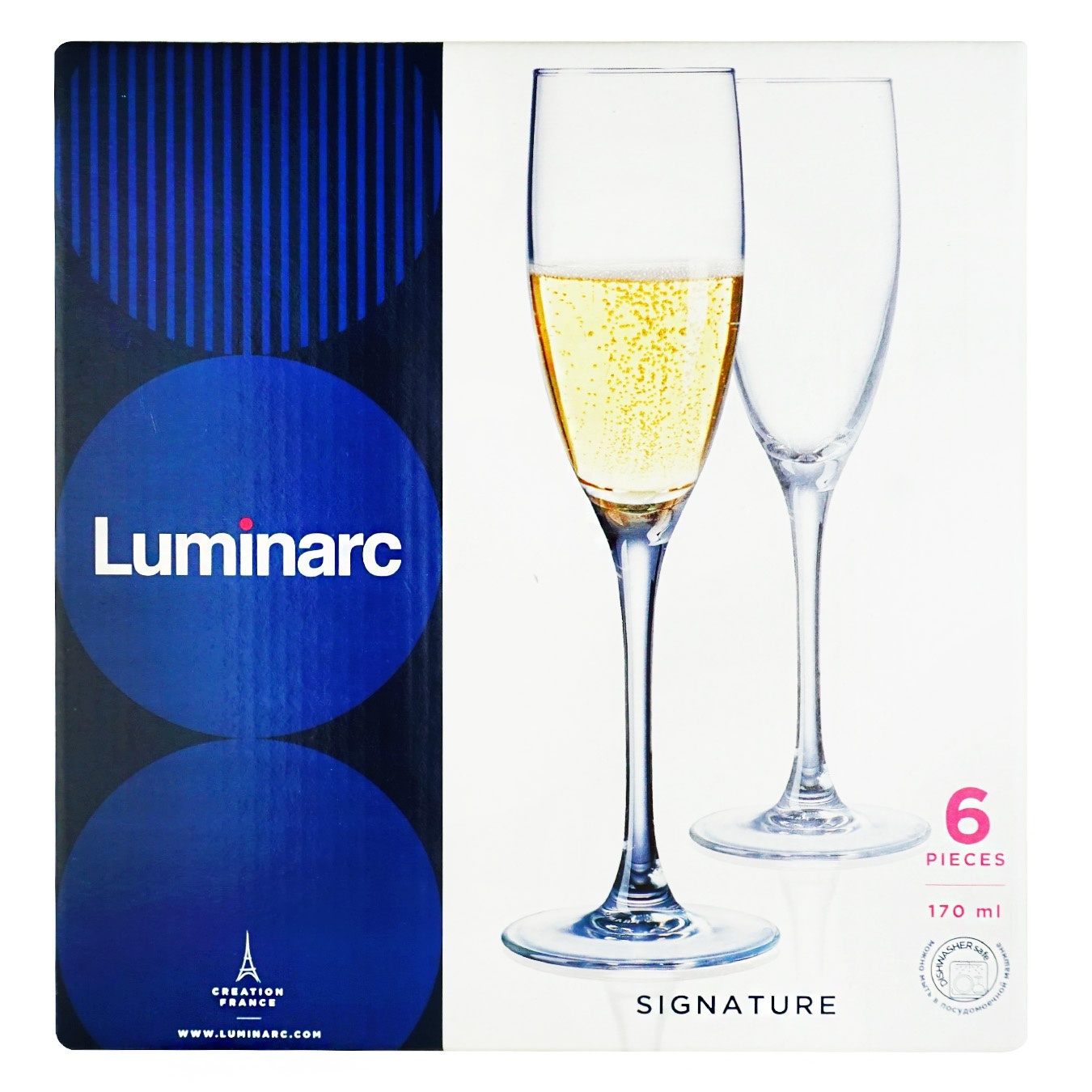 

Набор бокалов Luminarc для шампанского 170мл 6шт
