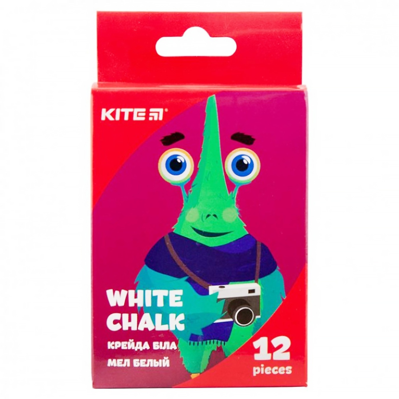 

Мел Kite Jolliers белая круглая 12шт