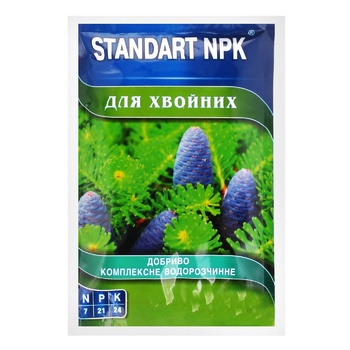 Добриво Standart NPK водорозчинне для хвойних 100г - купити, ціни на Auchan - фото 1