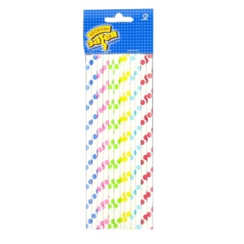 Vesela vytivka Peas Paper Straws 12pcs - buy, prices for Auchan - photo 1