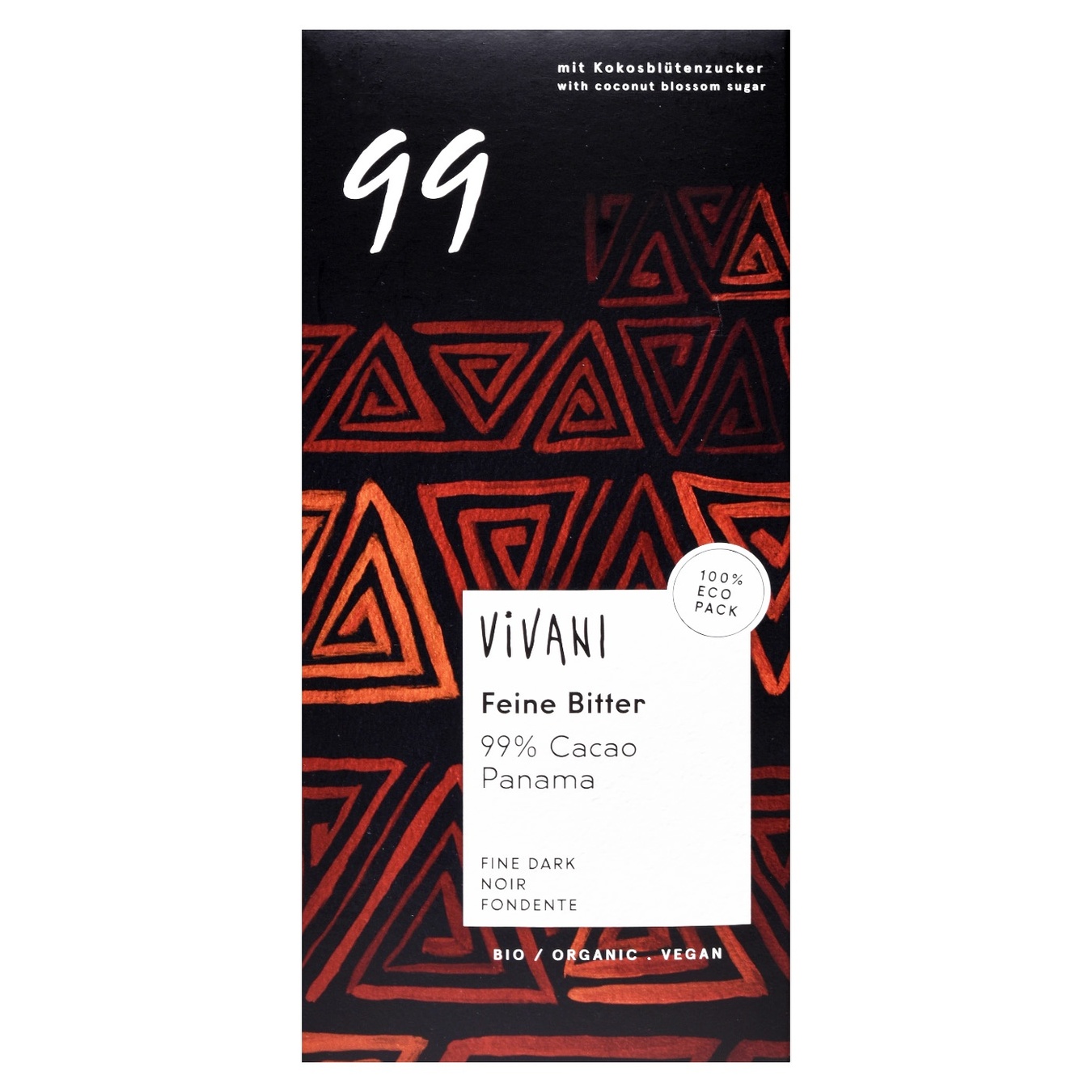 

Шоколад Vivani Organic черный 99% какао 100g