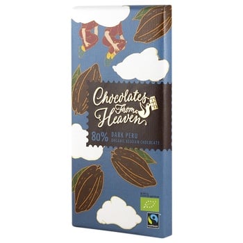 Шоколад чорний Chocolate From Heaven 80% 100г