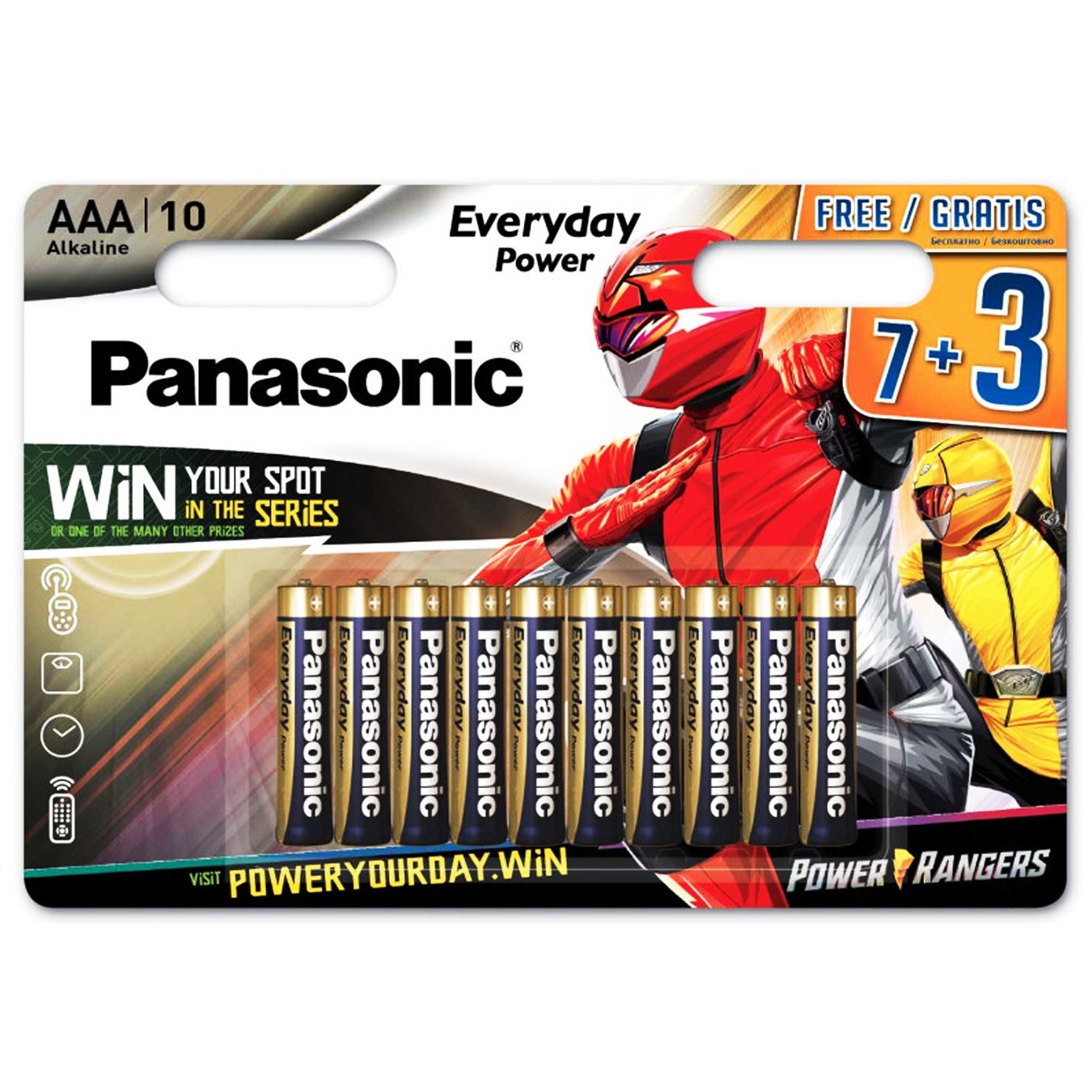 

Батарейка Panasonic Rang AАА 10шт