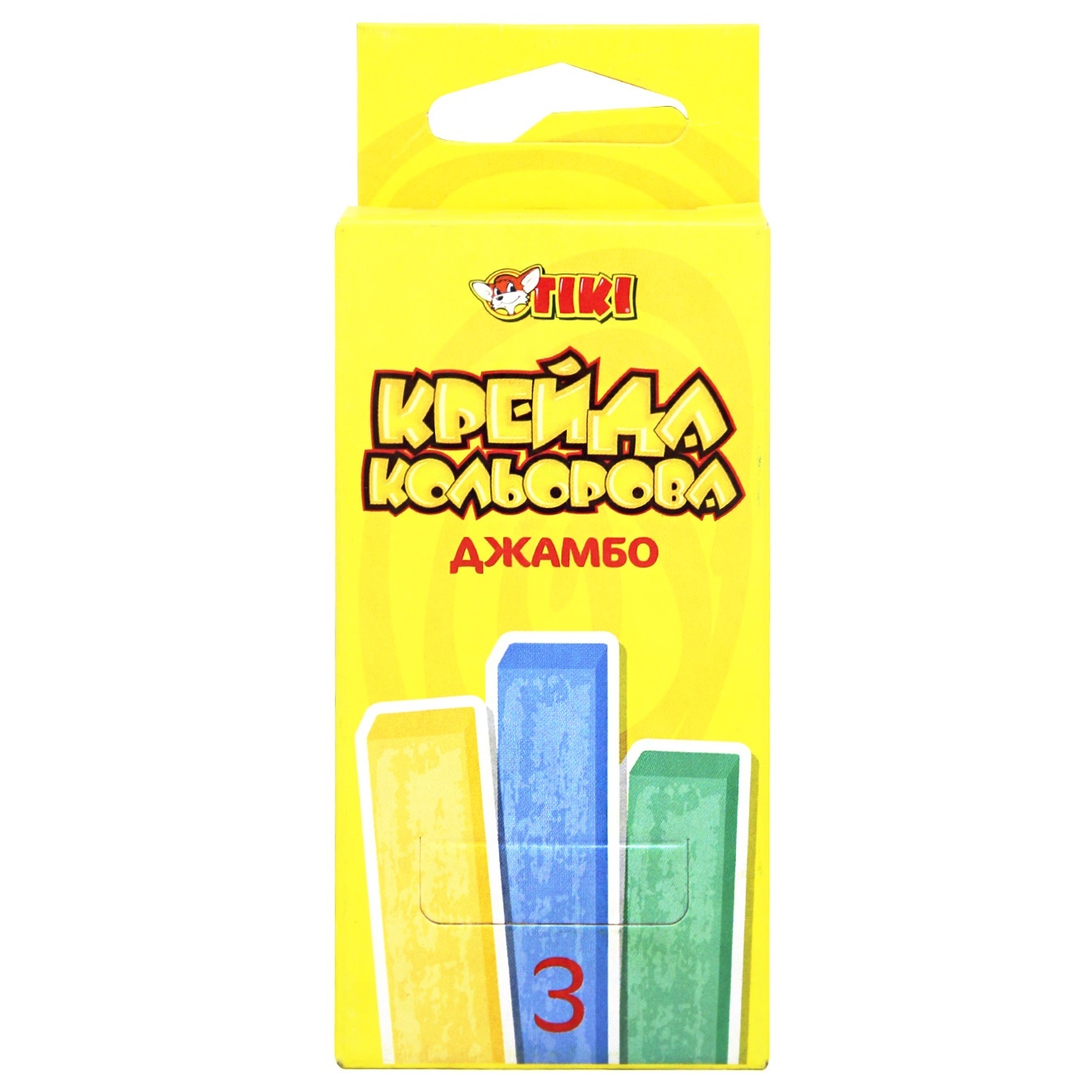 

Мел Tiki Jumbo квадратная 16х16х100мм 3шт