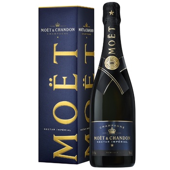 Шампанское Moёt&Chandon  Nectar Imperial белое сухое 12% 0,75л - купить, цены на Таврия В - фото 1