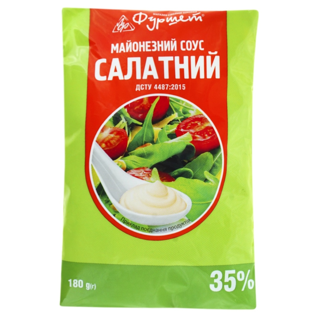 

Соус майонезный Фуршет Салатный 35% 180г