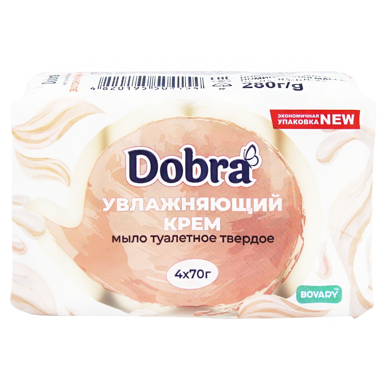 

Мыло туалетное Bovary Dobra Увлажняющий крем 4х70г